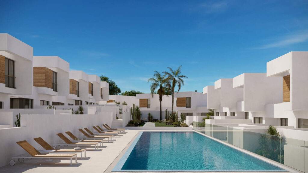Vivienda sostenible - Viillas adosadas - Costa Lobos - Casilla de Costa