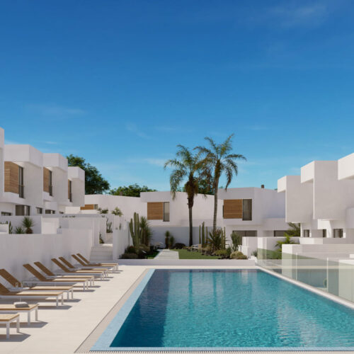 Vivienda sostenible - Viillas adosadas - Costa Lobos - Casilla de Costa